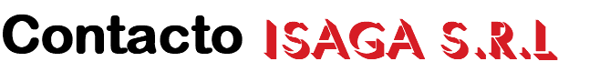 Contacto ISAGA S.R.L